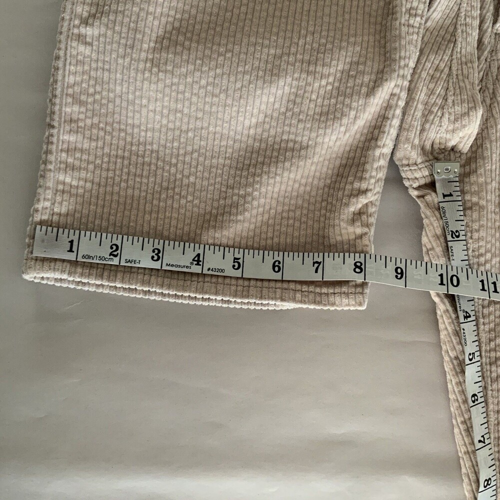 Levi’s Premium Ribbed Ribcage Straight Ankle High Rise Pants Khaki 27 - Picture 7 of 12